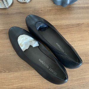 Like new Stuart Weitzman Black Flats